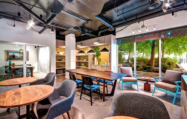 Large Community Room at Equinox, Seattle, Washington