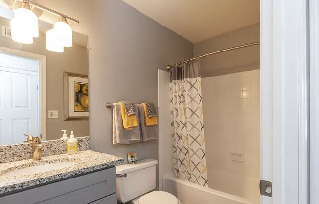 Luxurious Bathrooms at The Reserve At Barry Apartments, Kansas City, MO, 64154