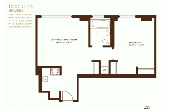 1 bed, 1 bath, $6,750, Unit 23D