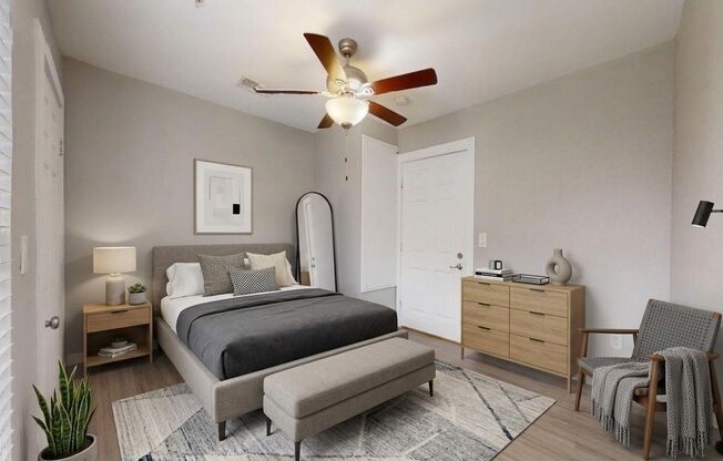 2 beds, 1 bath, 745 sqft, $1,100
