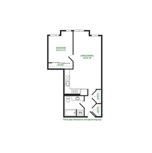 1 bed, 1 bath, 767 sqft, $2,243