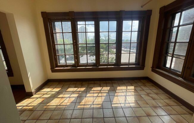 Available August 2025 huge, sunny light filled 3 Bedroom 2 Full Bath apartment with Free Heat