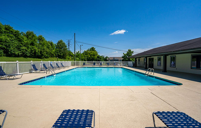 Lounge Furniture Around the Pool Sundeck