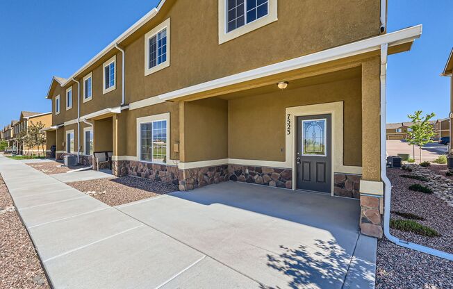 3 bedroom townhome on north side, attached 2-car garage