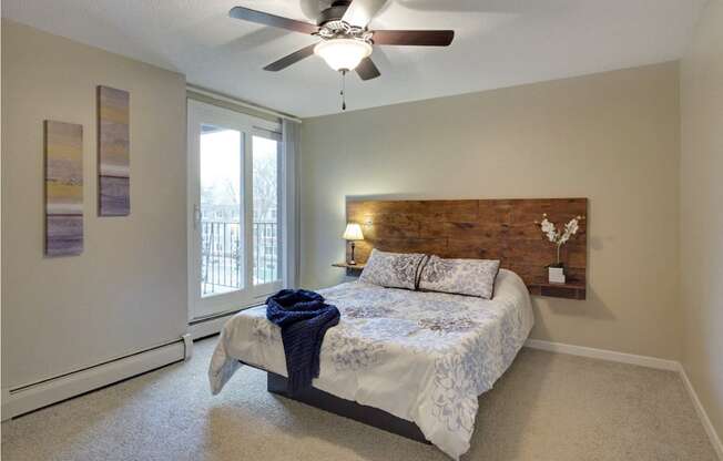 Bedroom at Axon Green Apartments - Minneapolis