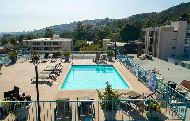 Pool View at La Vista Terrace, California