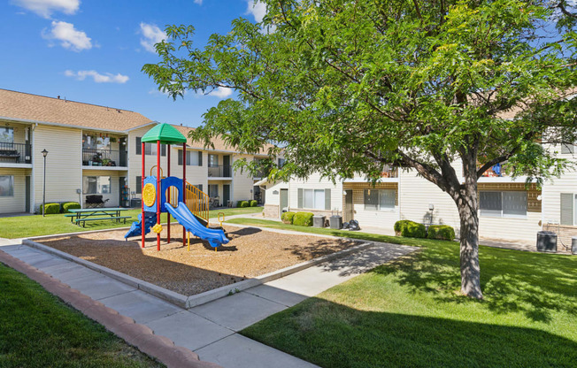 our apartments offer a playground for your children