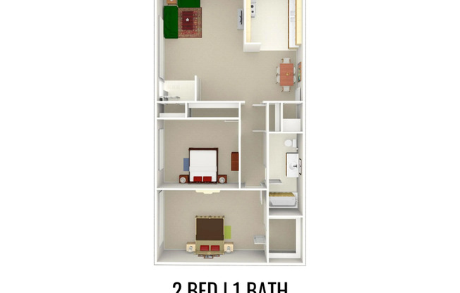 2 beds, 1 bath, 900 sqft, $2,755, Unit B2
