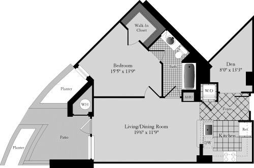 1 bed, 1 bath, 773 sqft, $3,385, Unit 137