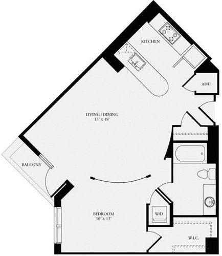 1 bed, 1 bath, 792 sqft, $2,478, Unit 0516