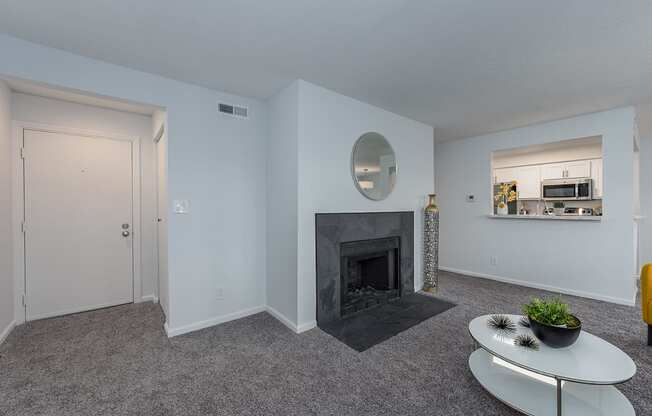 Living Room With Fireplace at Indian Lookout, West Carrollton, 45449