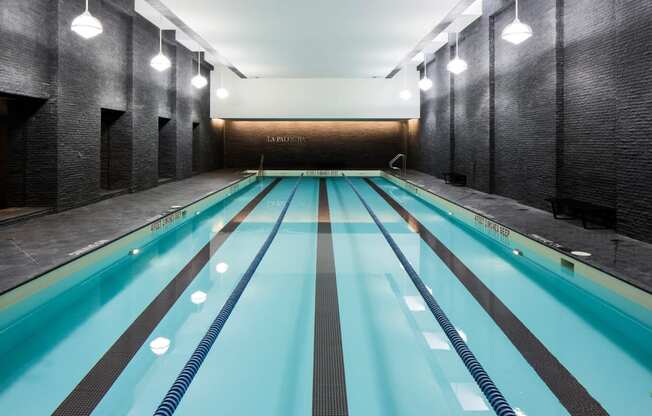Indoor swimming pool at The Ashley Upper West Side Apartments