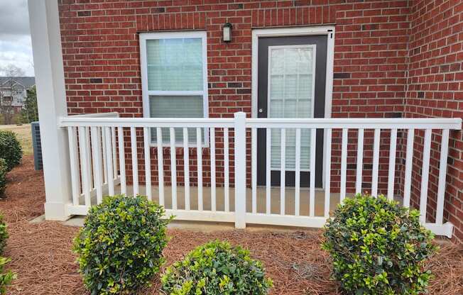 Red brick Property Exterior at The Assembly Apartments, Greenville, SC
