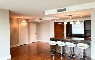 $4,400 – Allure Waikiki, partly furnished 2-Bdrm, 2-Bath, 1-parking