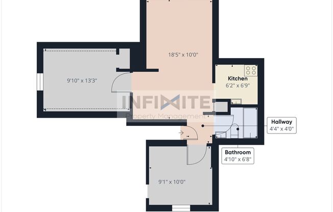 2 beds, 1 bath, $1,700, Unit UNIT B