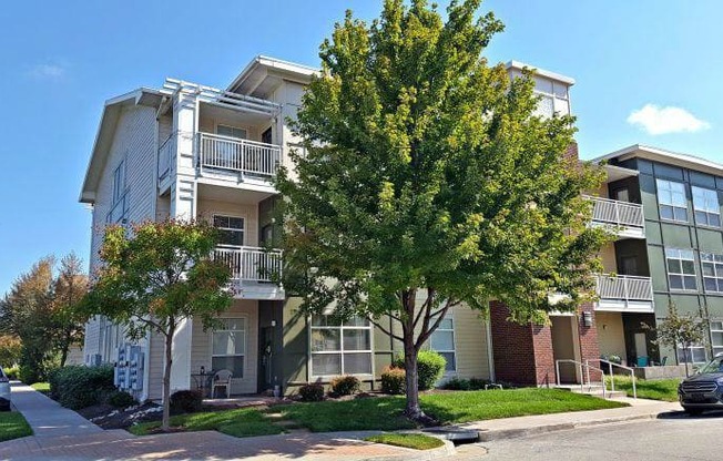 exterior of apartment building