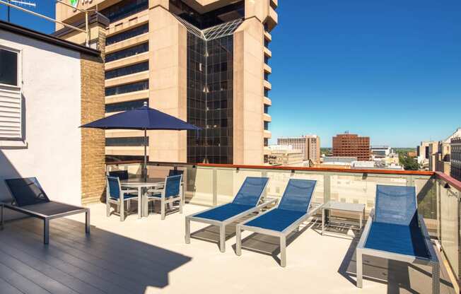 Rooftop Deck at Residences at Richmond Trust, Richmond, Virginia