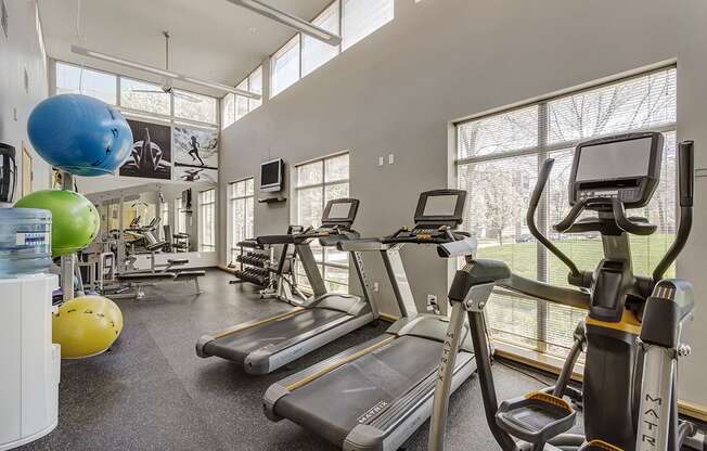 Fitness Center at Trostel Square Apartments in Milwaukee, WI