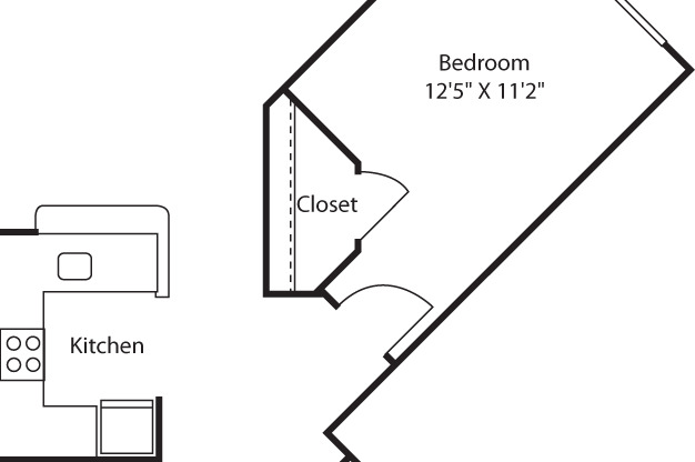 1 bed, 1 bath, 766 sqft, $2,435, Unit 408