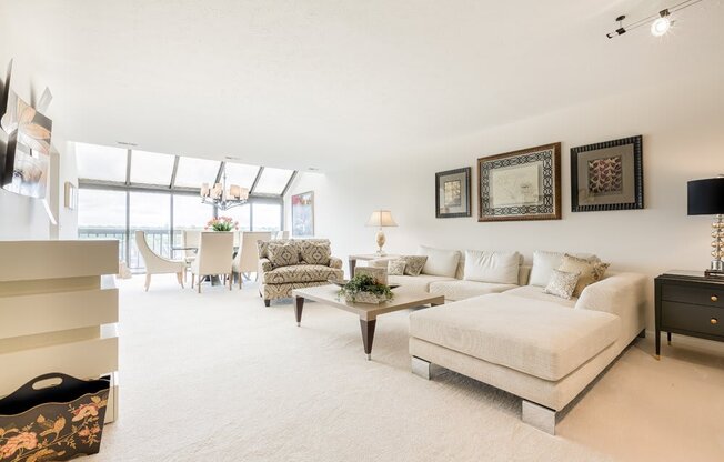 Spacious living area