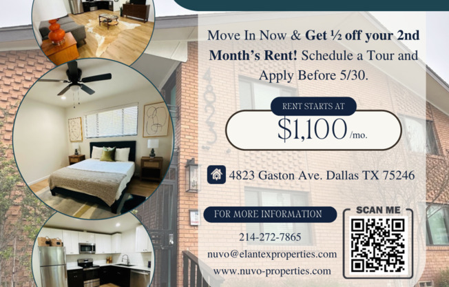 May Move-In Feature: Nuvo Sunset – Modern Living in the Heart of Dallas, TX