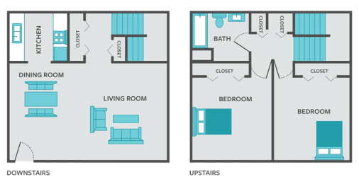 2 beds, 1 bath, 830 sqft, $920