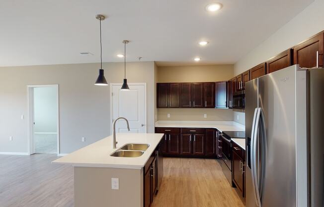 Modern Kitchen at The Haven on Veterans, Fargo, 58104