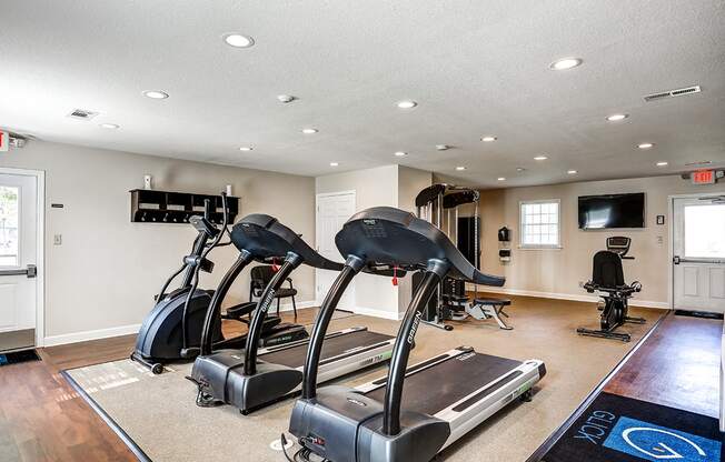 Fitness center at Archers Pointe