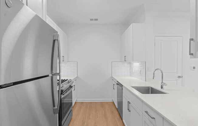 Kitchen with Stainless Steel Appliances