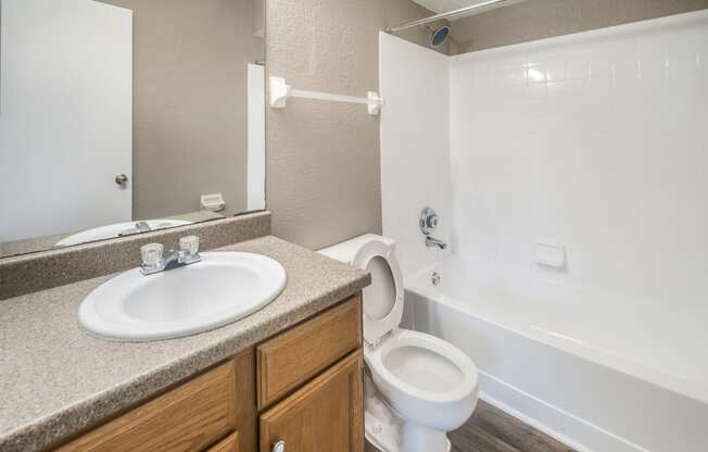 Bathroom at Reflections Apartment Homes in Gainesville, Florida, FL