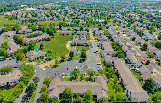 Aerial View Of Knoxville Pointe