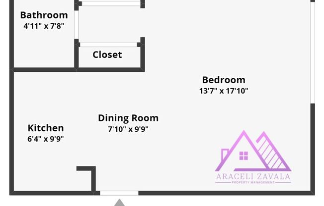 Studio, 1 bath, 475 sqft, $1,850, Unit 8