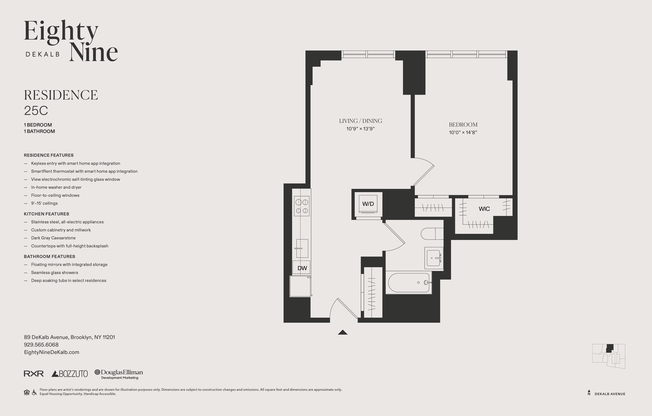 1 bed, 1 bath, $5,150, Unit 25C