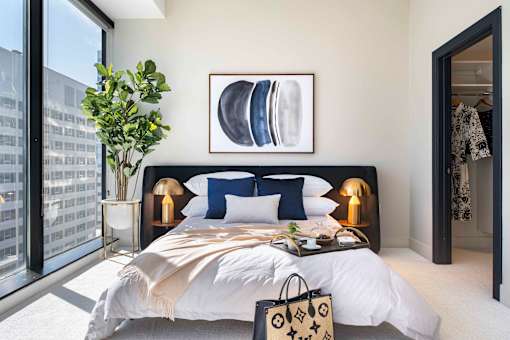 Master Bed at 220 Meridian, Indianapolis, IN, 46204