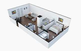 1 bed, 1 bath, 800 sqft, $1,160