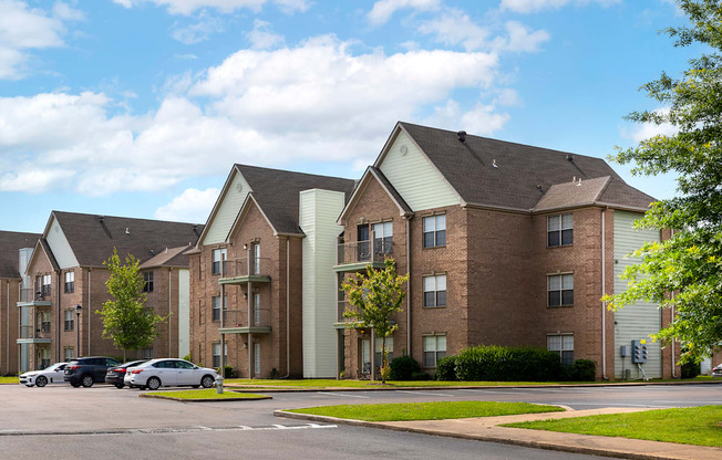 our apartments offer a parking lot for your car