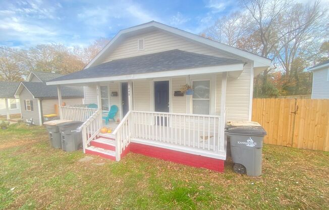 1bd/1ba 2021 Renovated Duplex near Downtown Kannapolis & Hwy 29