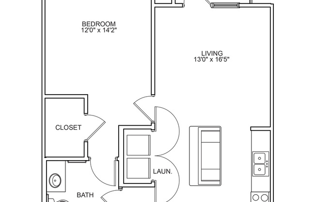 1 bed, 1 bath, 829 sqft, $1,433