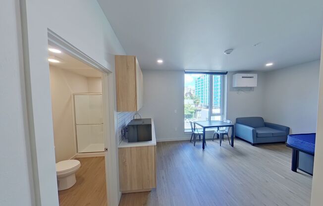 Studio, 1 bath, 314 sqft, $1,225, Unit 302