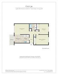 2 beds, 1 bath, 885 sqft, $2,795