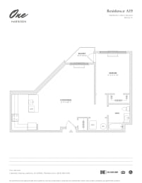 1 bed, 1 bath, 883 sqft, $2,690