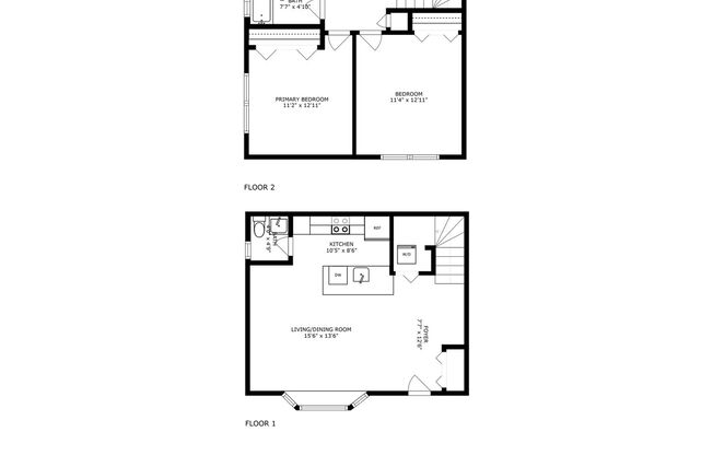 2 beds, 1.5 baths, 1,095 sqft, $2,660, Unit 1904 #K