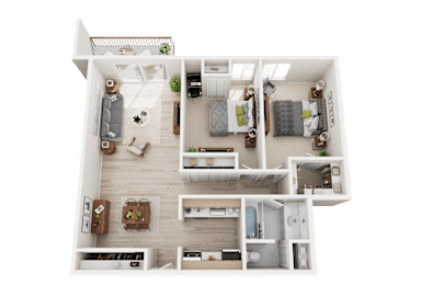 2 beds, 1 bath, 925 sqft, $1,300