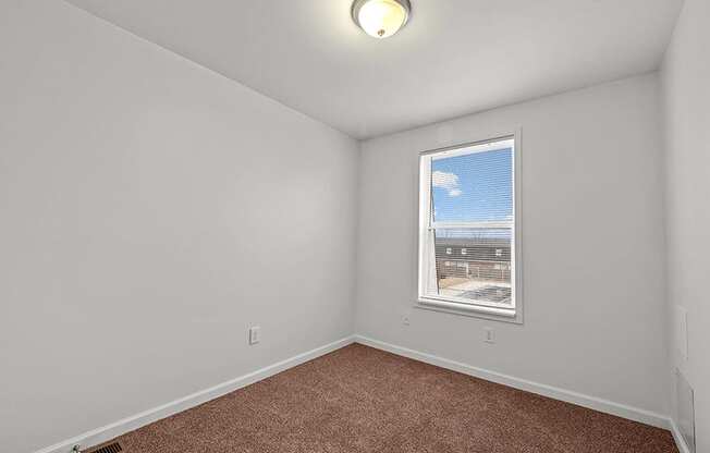 sunny townhome bedroom