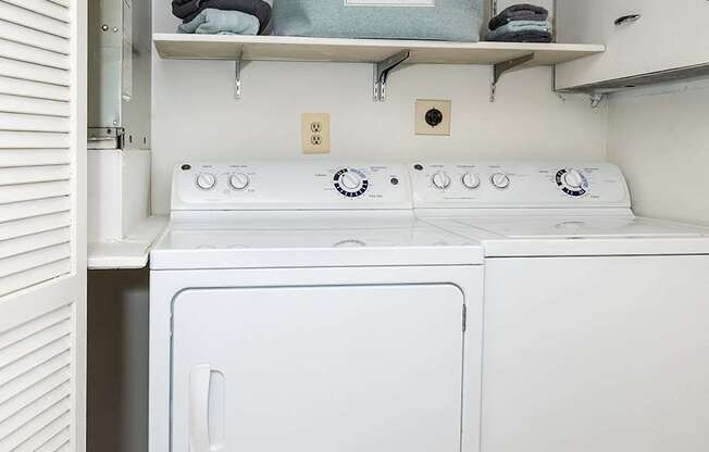 Full size washer and dryer