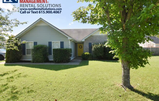 Adorable 3 bd house in the heart of Murfreesboro! Attached Garage and washer and Dryer included!