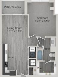 1 bed, 1 bath, 775 sqft, $2,149