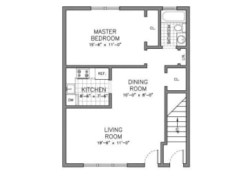 1 bed, 1 bath, $2,040