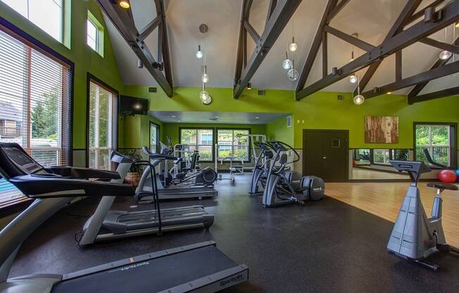 Cardio Machines at Commons at Verandas in Tanasbourne Apartments, Hillsboro, OR