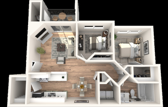 2 beds, 1 bath, 912 sqft, $1,859